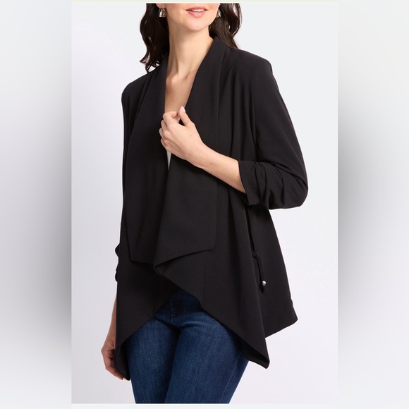 Boom Boom Jeans Daisy Drape Front Blazer, medium - Picture 10 of 10